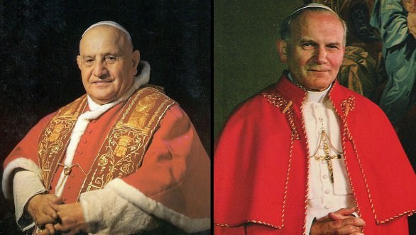Giovanni XXIII e Giovanni Paolo II